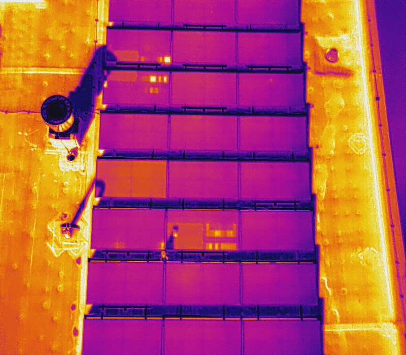 Drone Inspection services Thermal Aerial Views